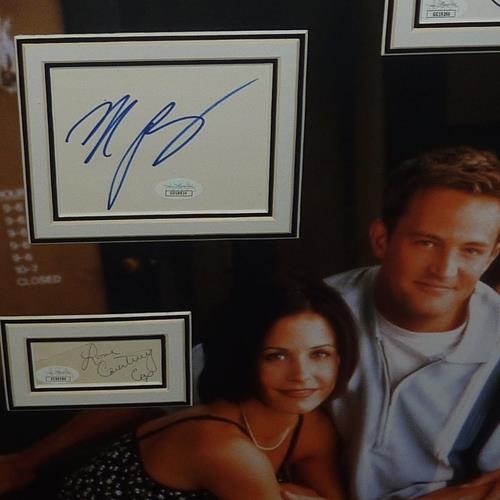 Friends Full-Size TV Poster Deluxe Framed with All Cast Autographs - JSA