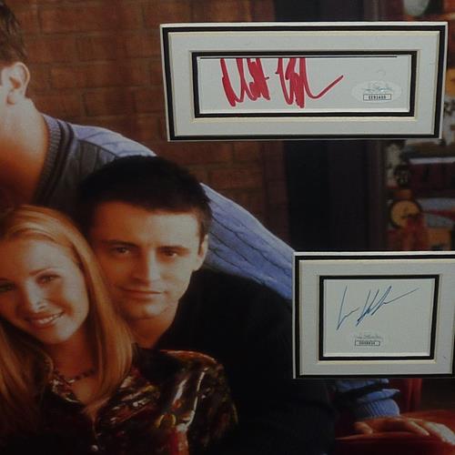 Friends Full-Size TV Poster Deluxe Framed with All Cast Autographs - JSA