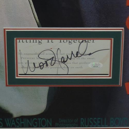 White Men Can't Jump Full-Size Movie Poster Deluxe Framed with Wesley Snipes And Woody Harrelson Autographs - JSA