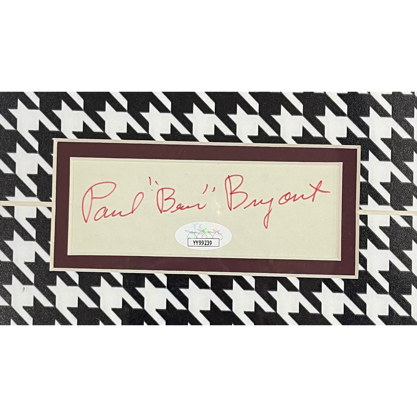 Paul Bear Bryant Autographed Alabama Crimson Tide Deluxe Framed 11x14 Sports Illustrated - JSA