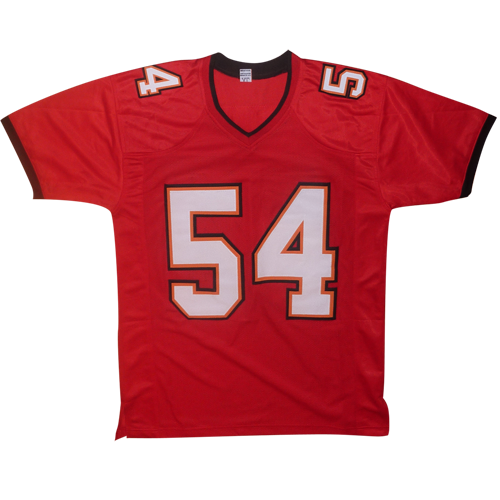 Lavonte David Autographed Tampa Bay (Red #54) Custom Jersey - JSA