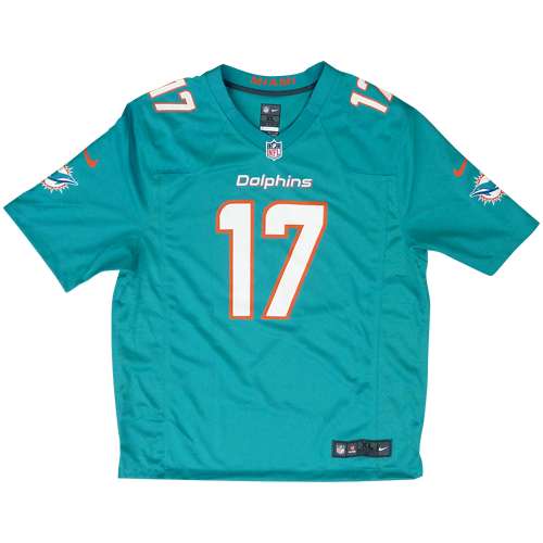 Jaylen Waddle Autographed Miami Dolphins (Teal #17) Nike Game Jersey - Fanatics