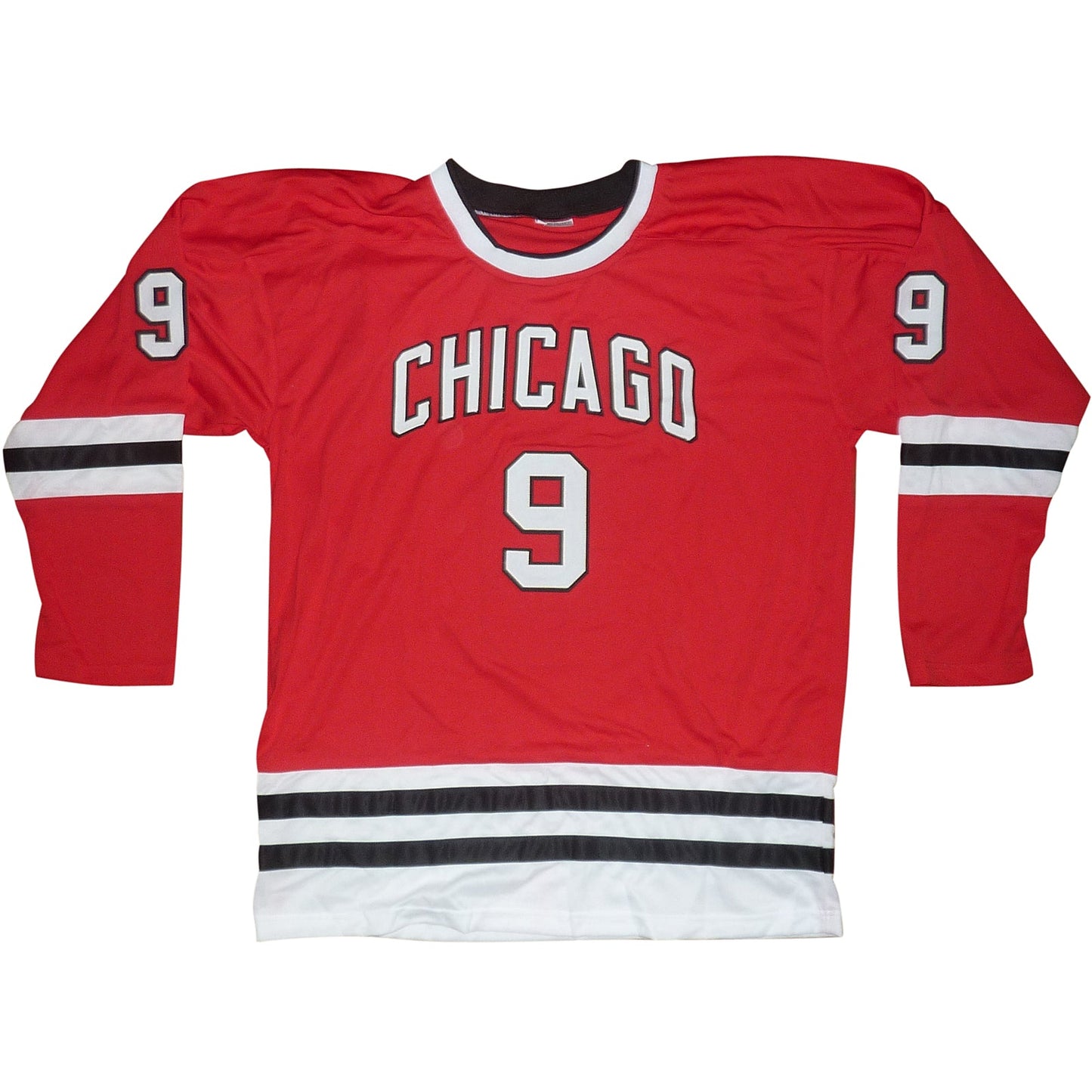 Bobby Hull Autographed Chicago (Red #9) Custom Jersey - JSA