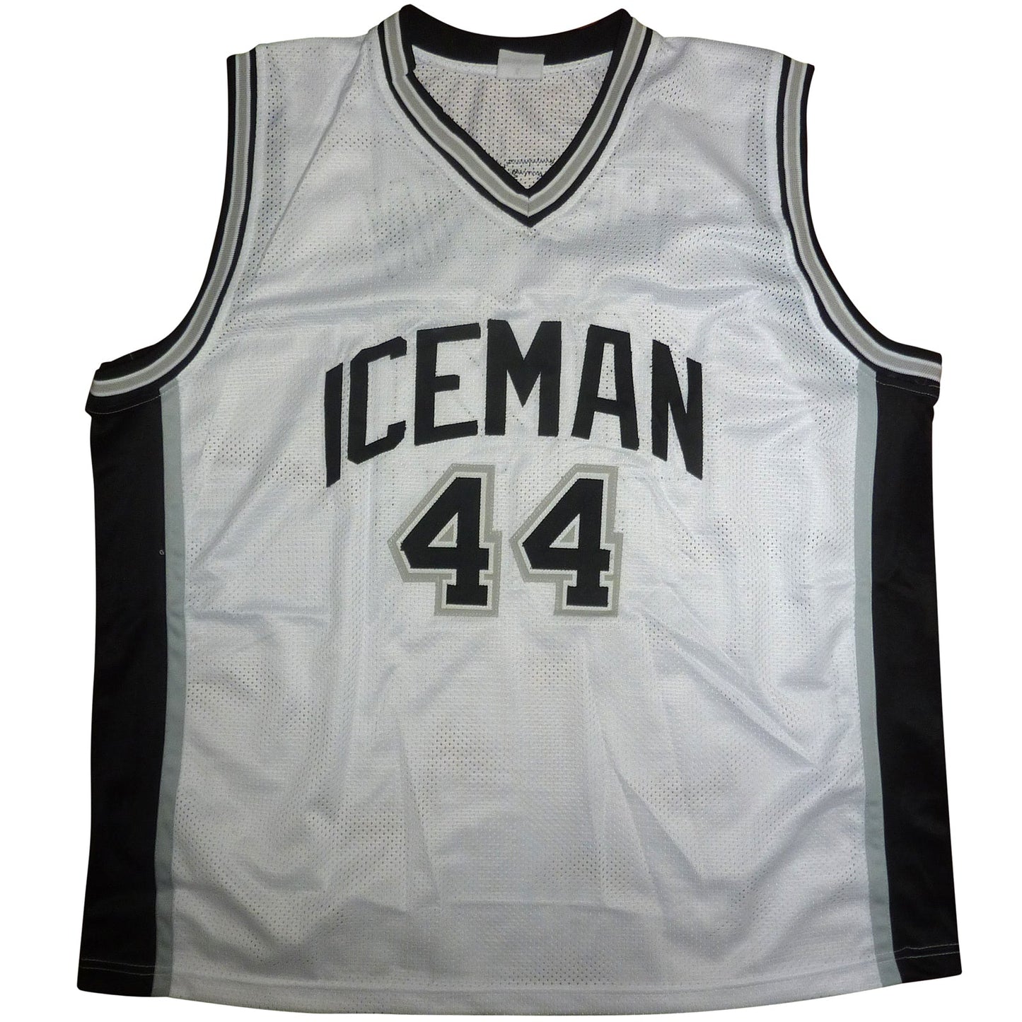 George Gervin Autographed San Antonio (White #44) Ice Man Custom Jersey - JSA