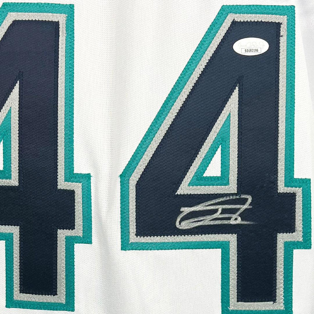 Julio Rodriguez Autographed Seattle (White #44) Custom Jersey - BAS