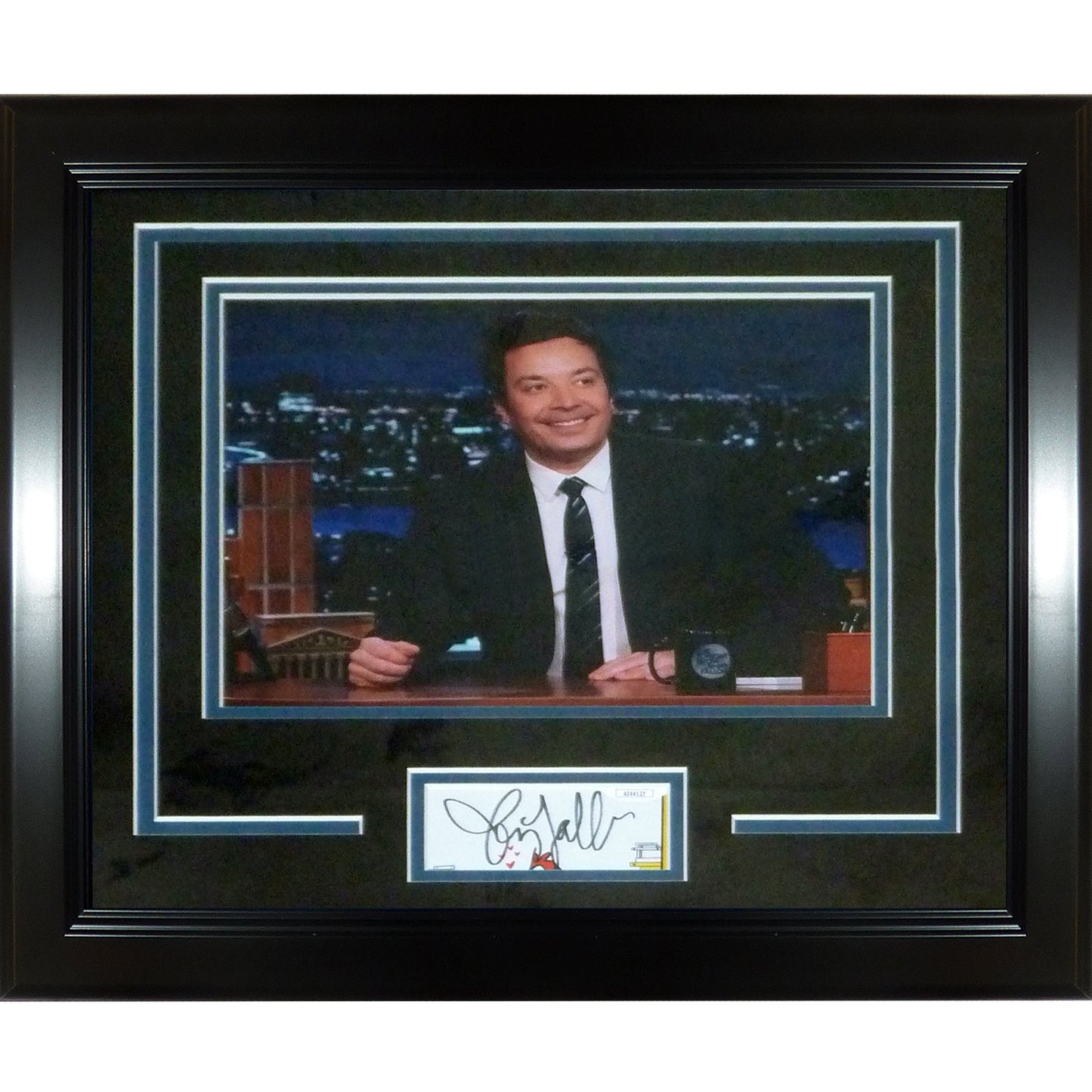 Jimmy Fallon Autographed “The Tonight Show” Signature Series Frame – JSA