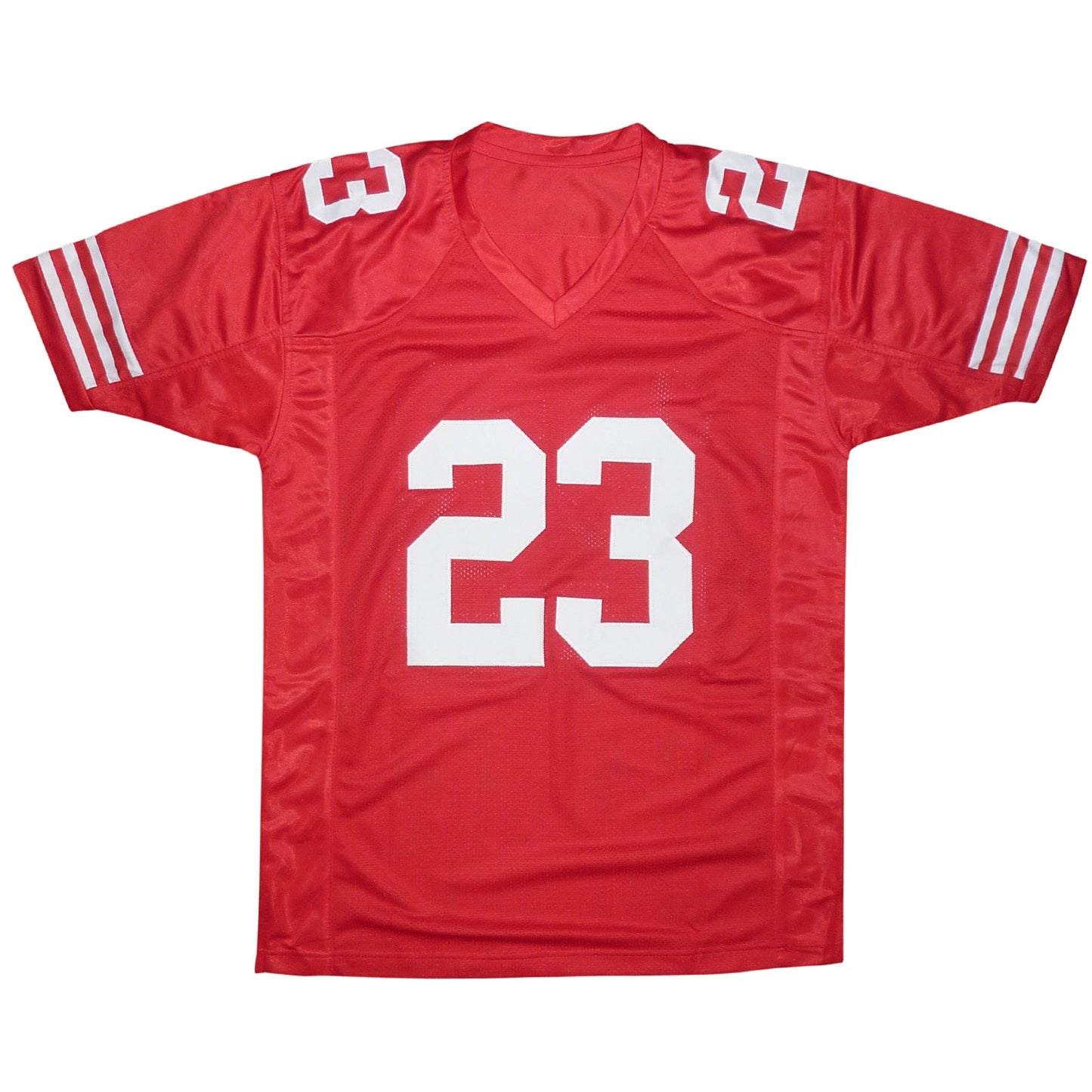 Christian McCaffrey Autographed San Francisco (Red #23) Custom Jersey - Beckett