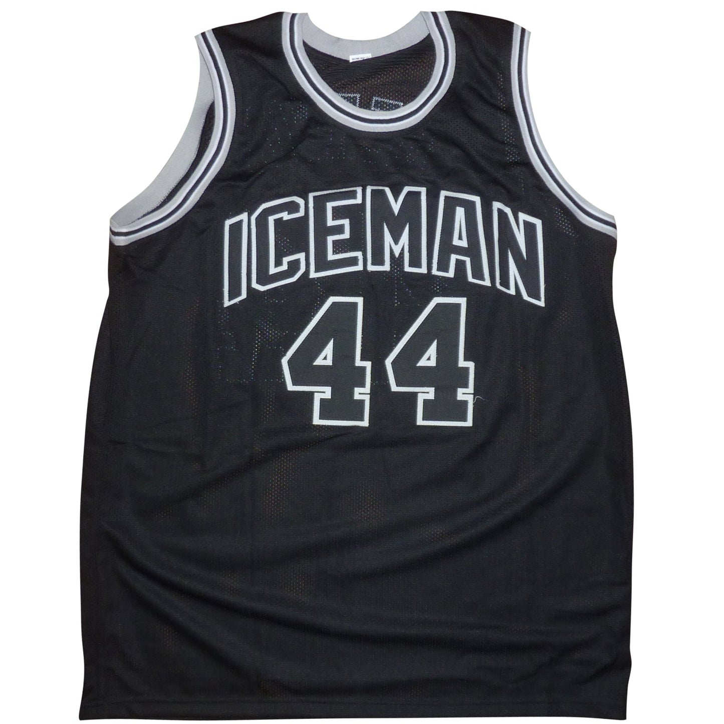 George Gervin Autographed San Antonio (Black #44) Ice Man Custom Jersey - JSA
