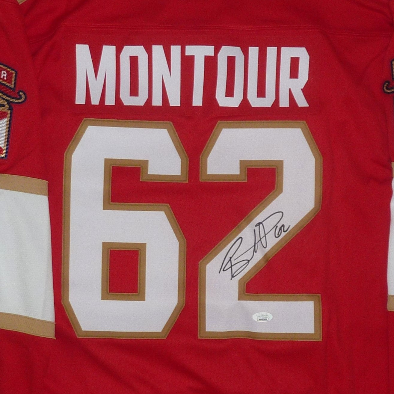 Brandon Montour Autographed Florida Panthers (Red #62) Fanatics Breakaway Authentic Jersey - JSA