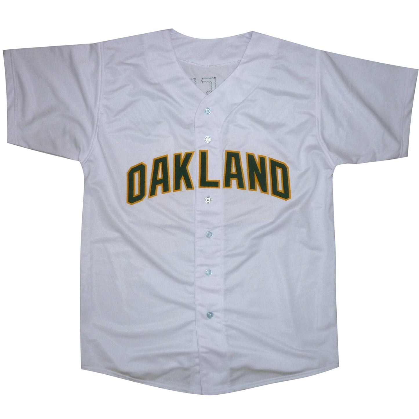 Rickey Henderson Autographed Oakland (White #24) Custom Jersey - Beckett