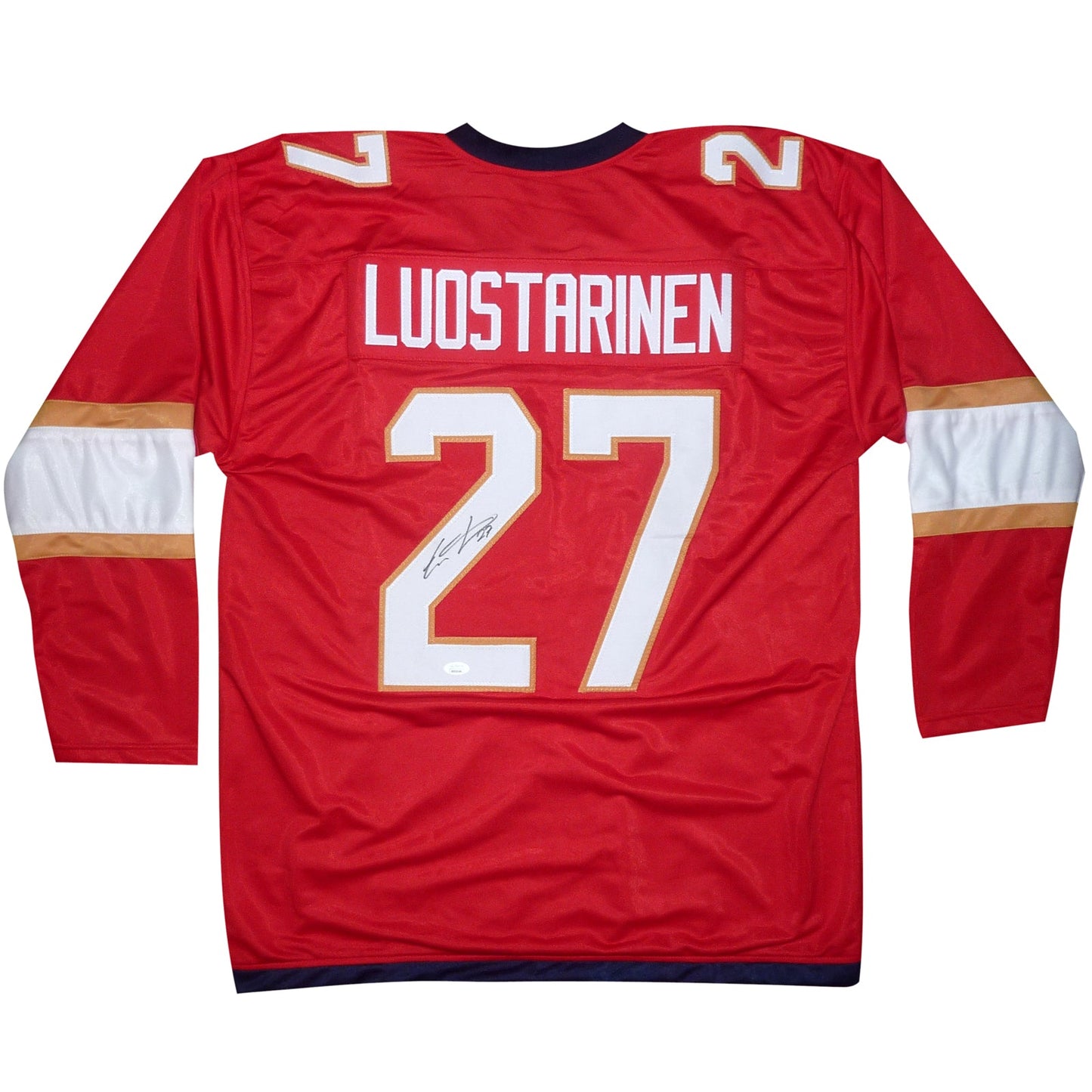 Eetu Luostarinen Autographed Florida (Red #27) Custom Hockey Jersey - JSA