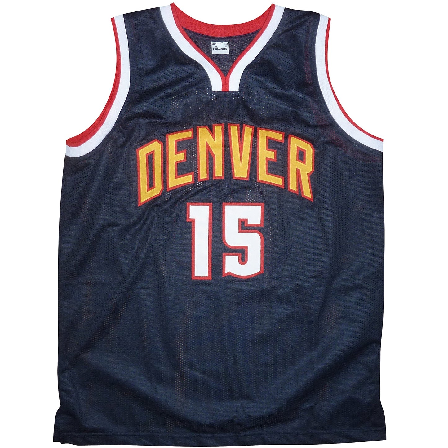 Nikola Jokic Autographed Denver (Blue #15) Custom Jersey - Beckett