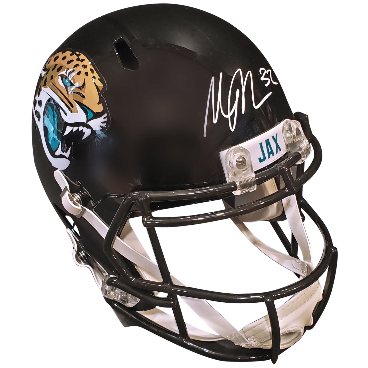 Maurice Jones-Drew Autographed Jacksonville Jaguars Deluxe Full-Size Replica Helmet - Beckett