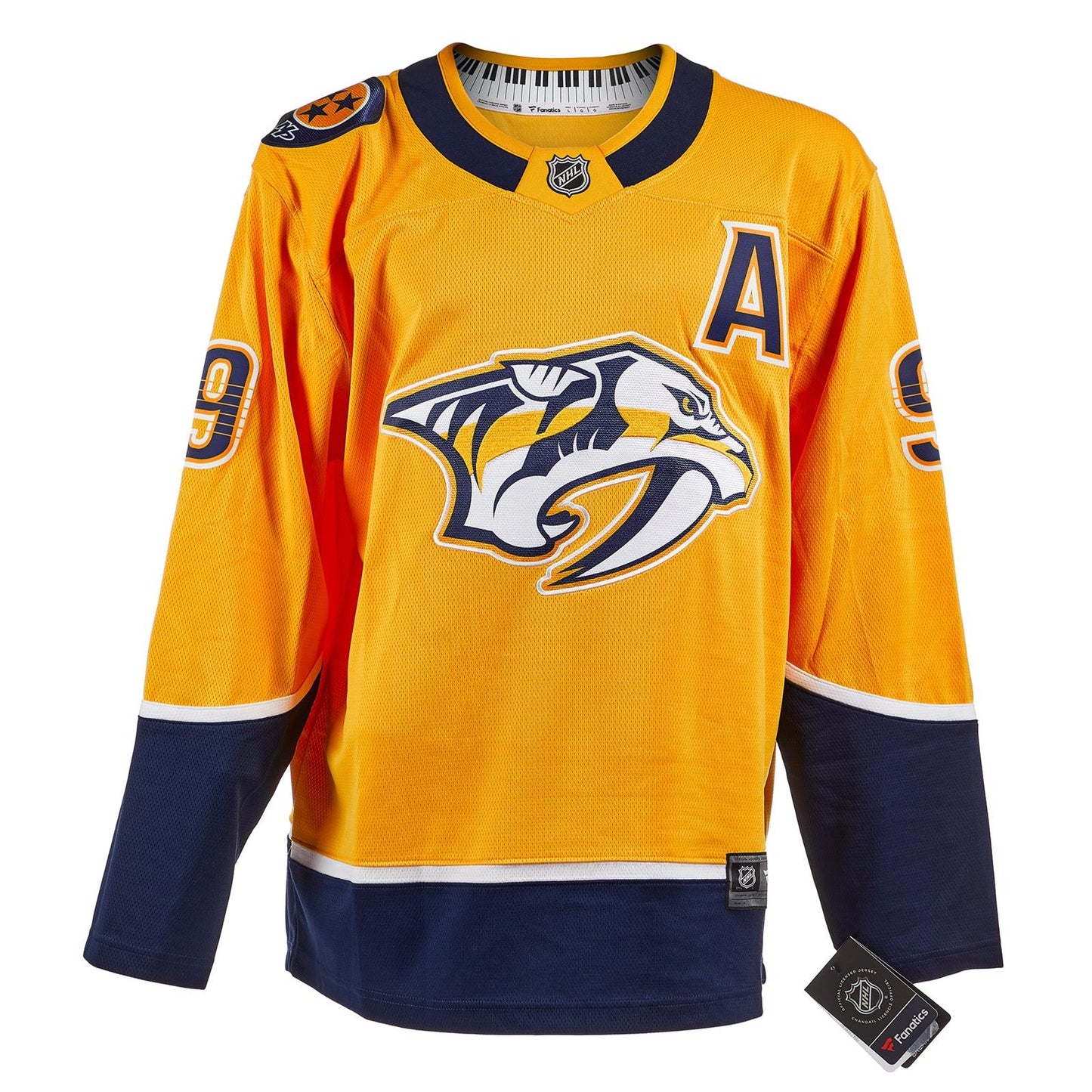 Filip Forsberg Autographed Nashville Predators (Gold #9) Breakaway Jersey - AJ