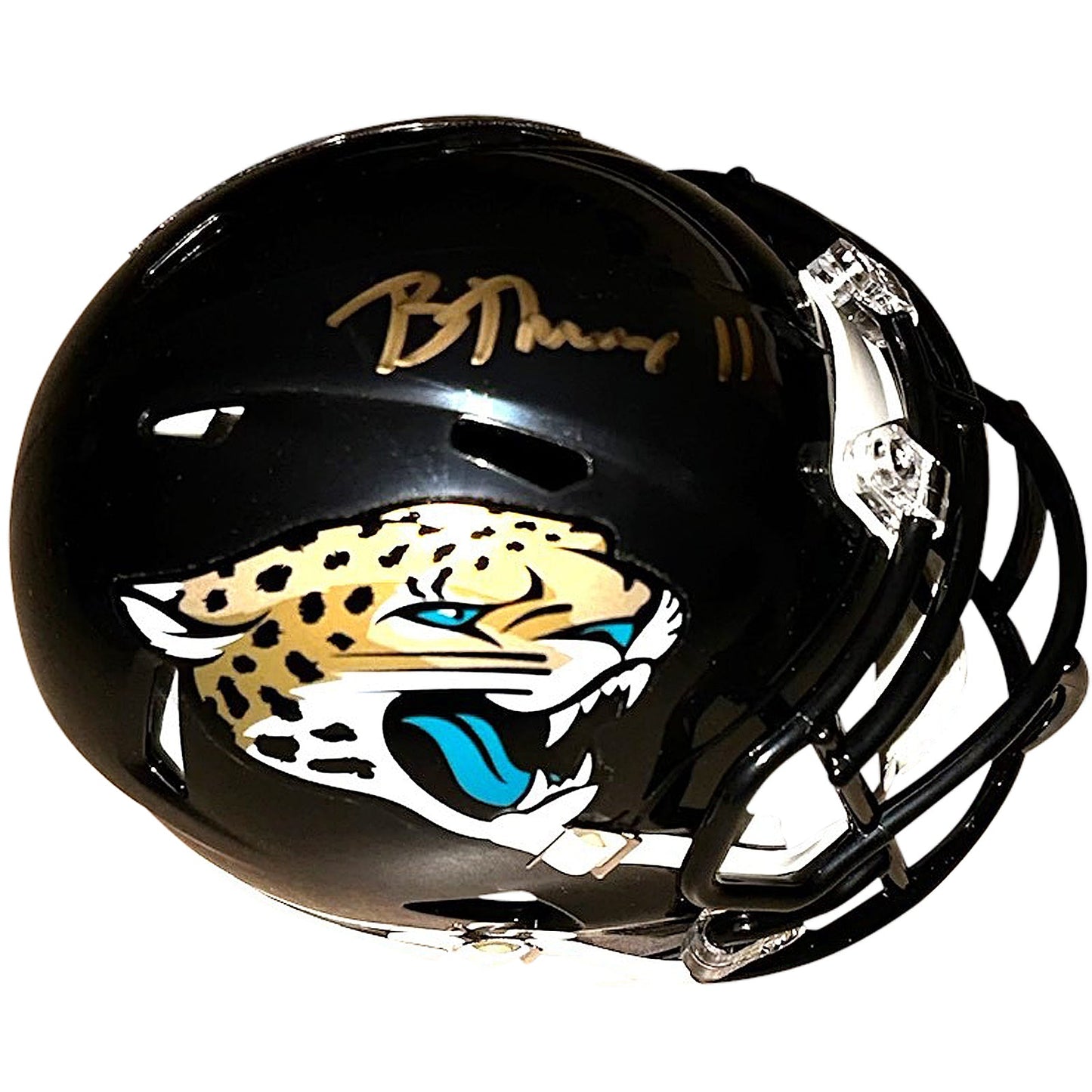 Brian Thomas Jr. Autographed Jacksonville Jaguars Mini Helmet - Fanatics