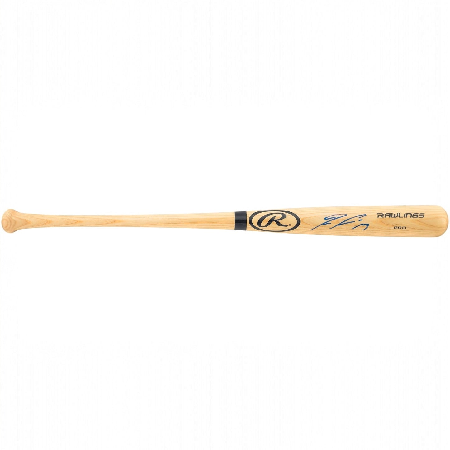 Ronald Acuna Jr Autographed Blonde Louisville Slugger Baseball Bat - JSA
