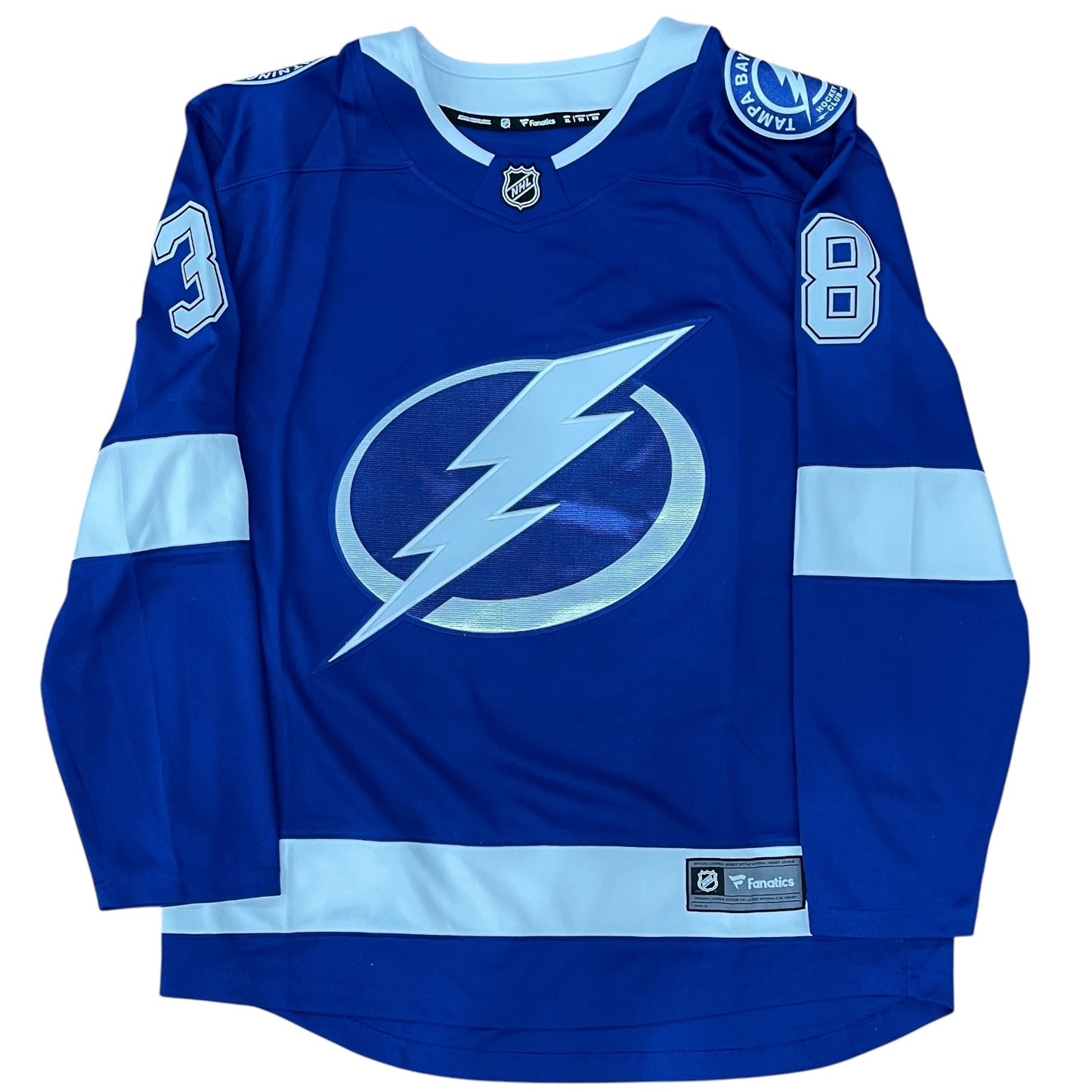 Brandon Hagel Autographed Tampa Bay Lightning (Blue #38) Fanatics Breakaway Jersey - JSA