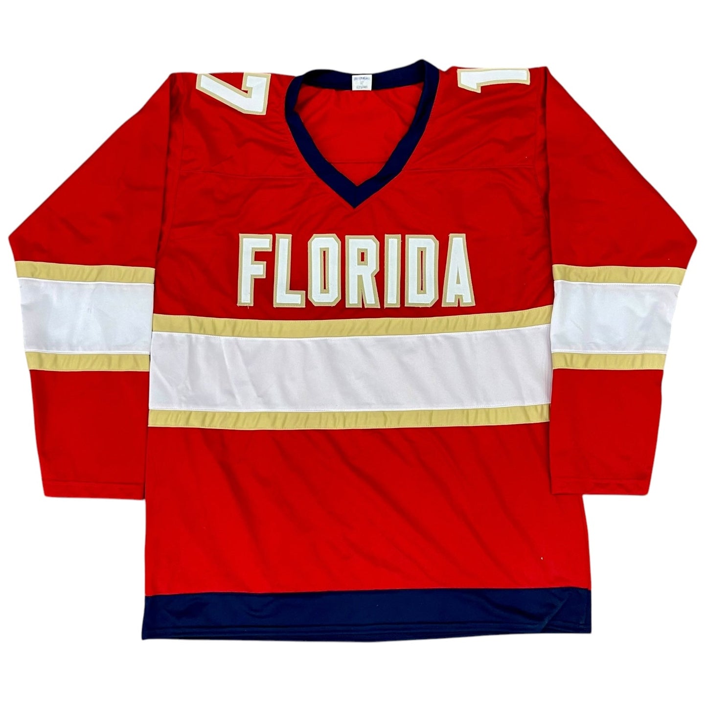 Evan Rodrigues Autographed Florida (Red #17) Custom Hockey Jersey - JSA