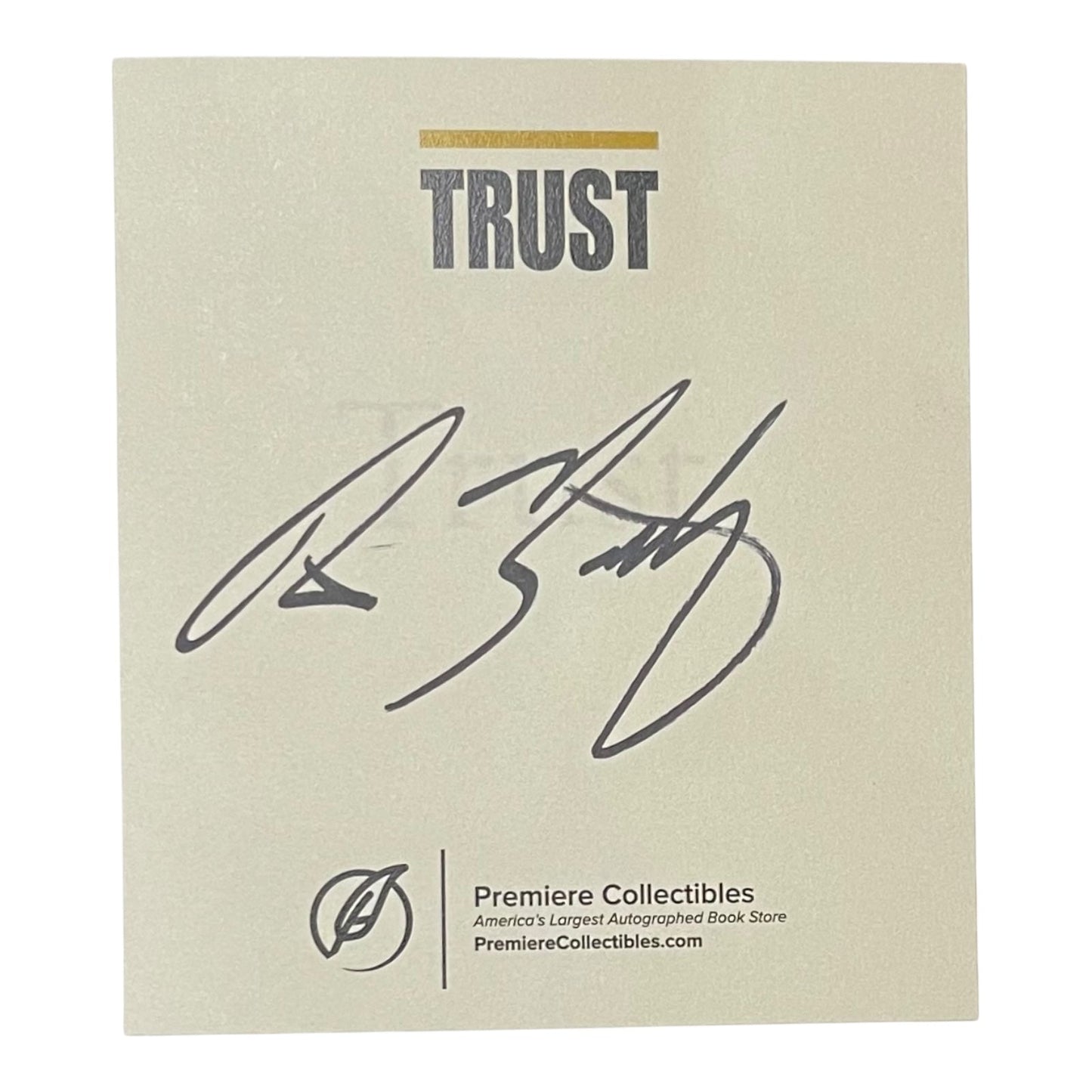 Pete Buttigieg Autographed Trust Book - JSA