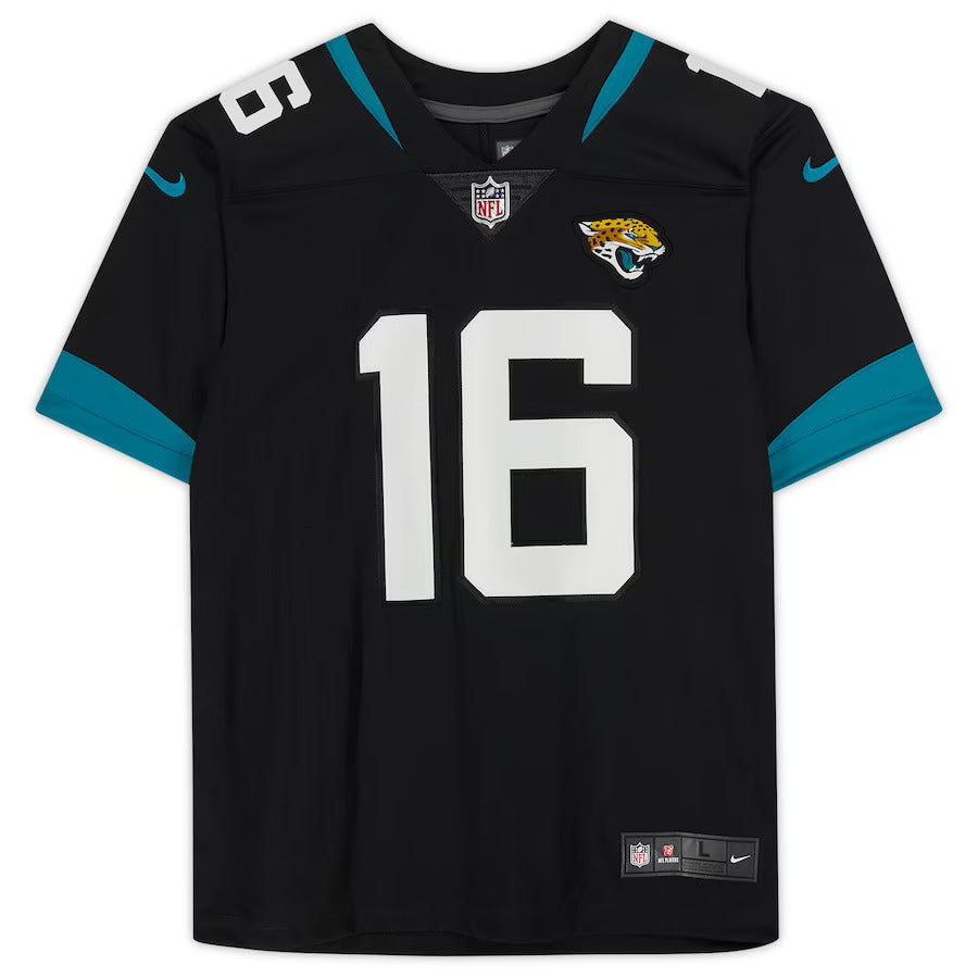 Trevor Lawrence Autographed Jacksonville Jaguars (Black #16) Nike Jersey Fanatics