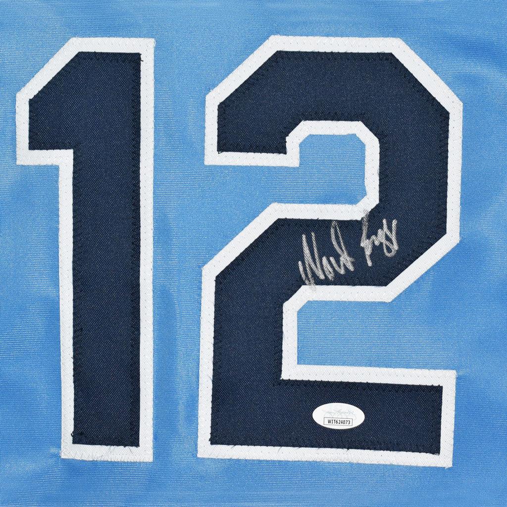 Wade Boggs Autographed Tampa Bay (Light Blue) Custom Baseball Jersey - JSA