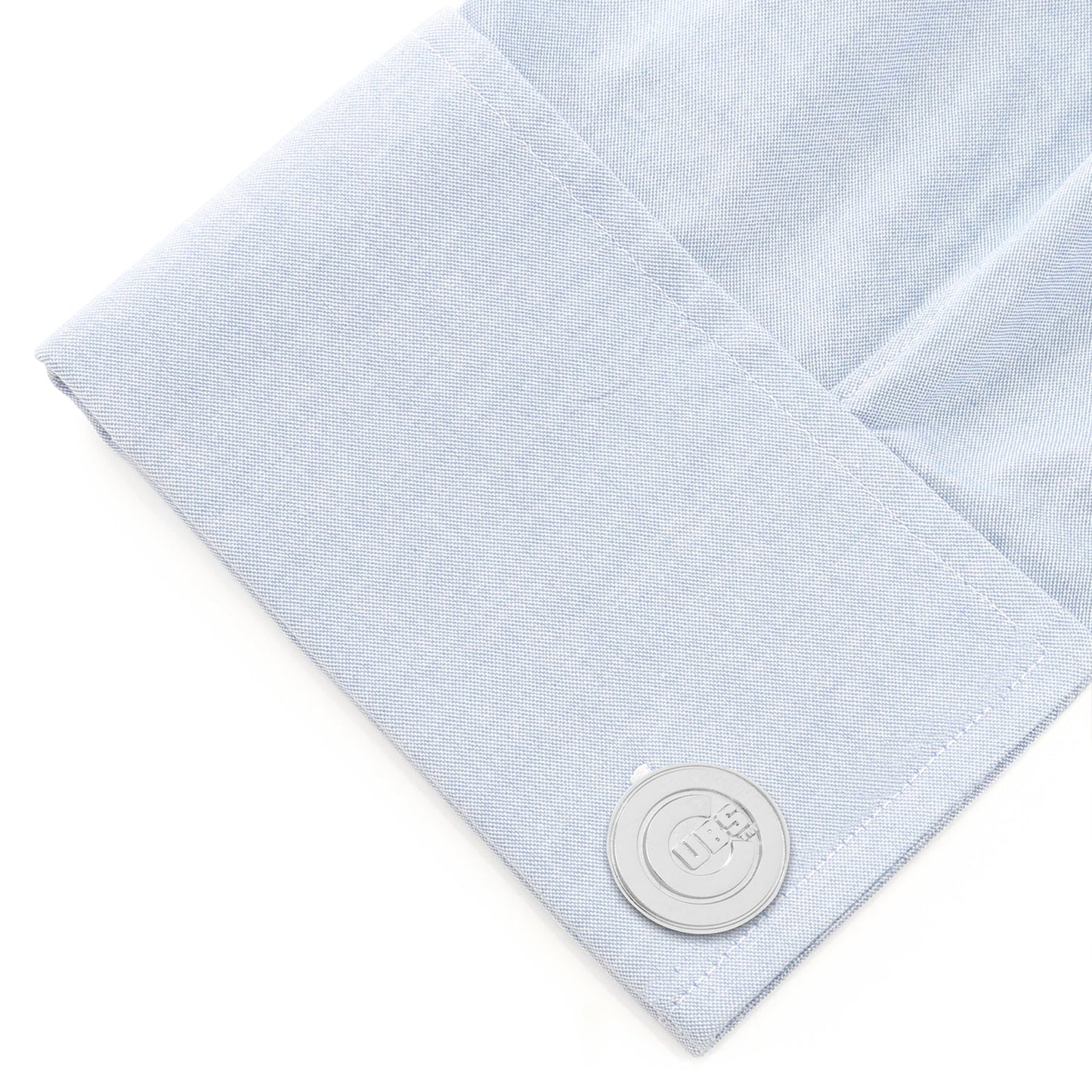 MLB Chicago Cubs Silver Edition Cufflinks