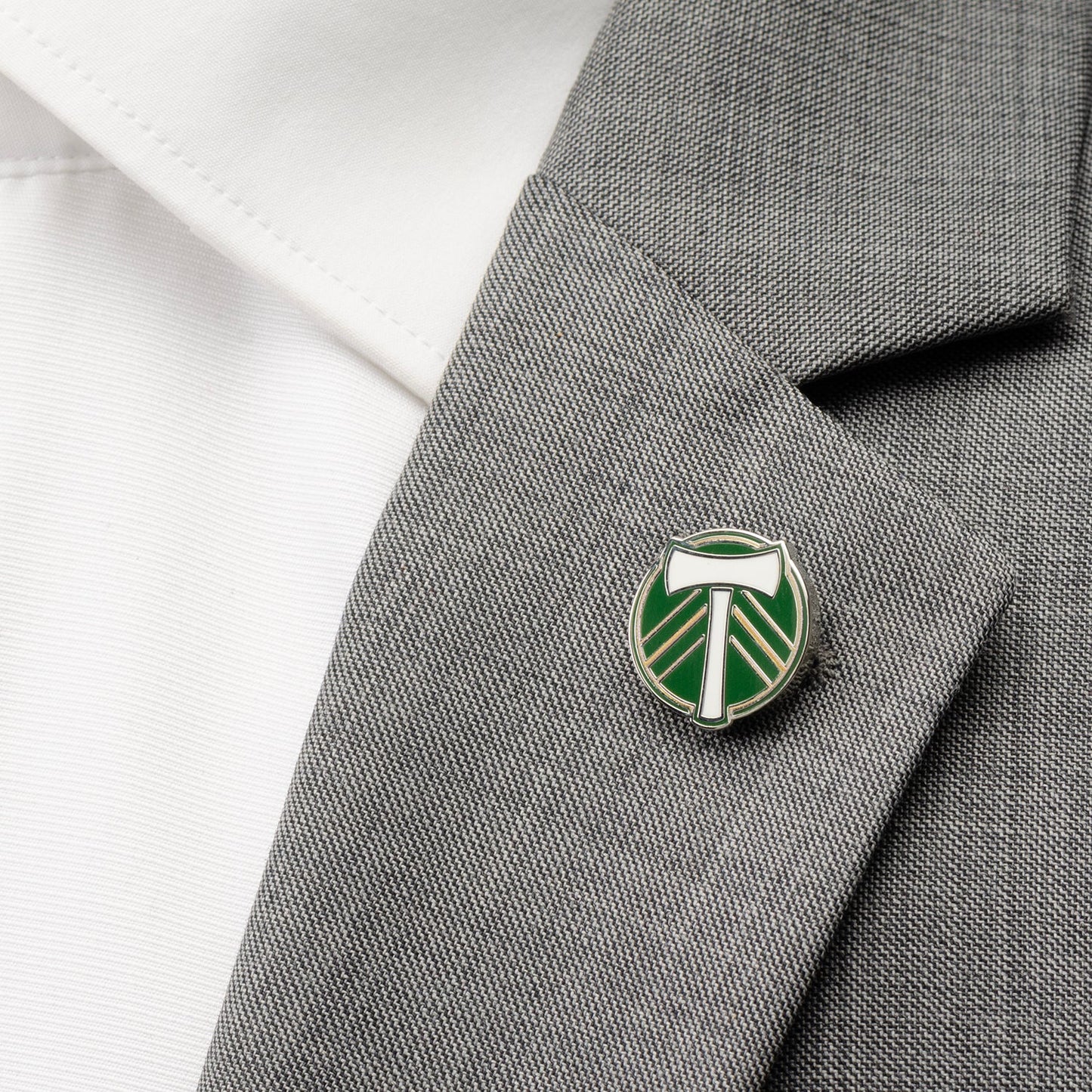 MLS Portland Timbers Cufflinks and Lapel Pin Gift Set
