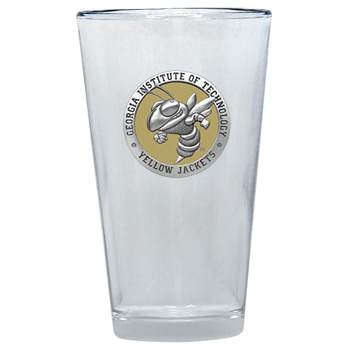 Georgia Tech Buzz Logo Pint Glass