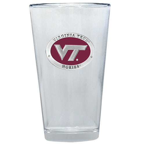 Virginia Tech University VT Logo Pint Glass