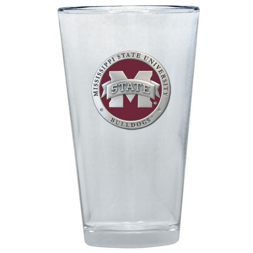 Mississippi State University Bulldogs "M" Logo Pint Glass