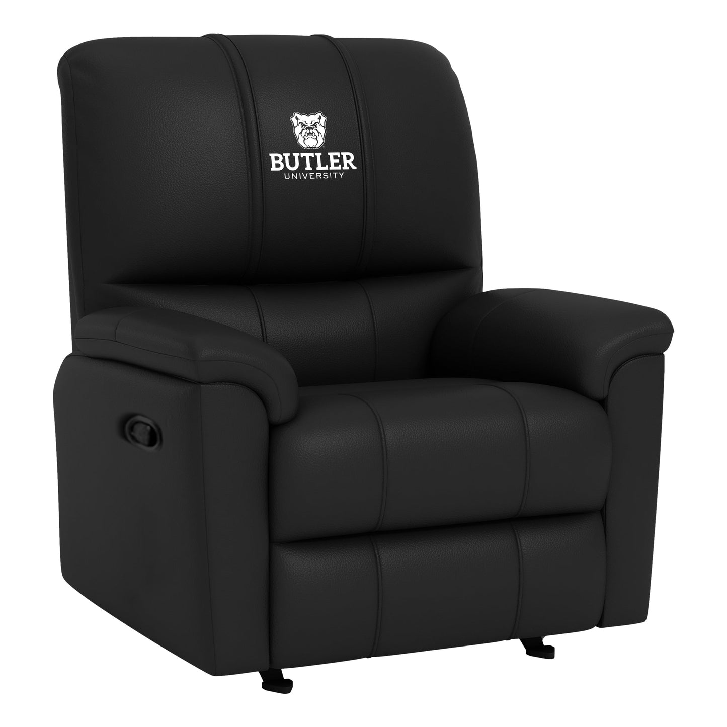 Rocker Recliner with Butler University Institutional Logo