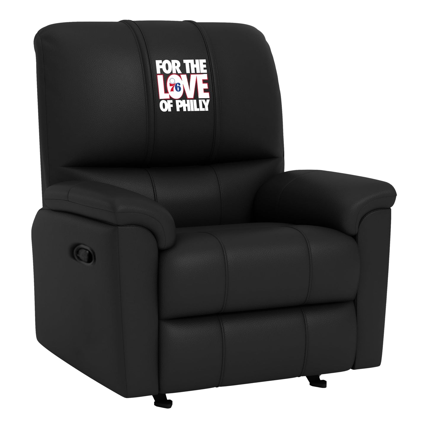 Rocker Recliner with Philadelphia 76ers For The Love of Philly Playoffs
