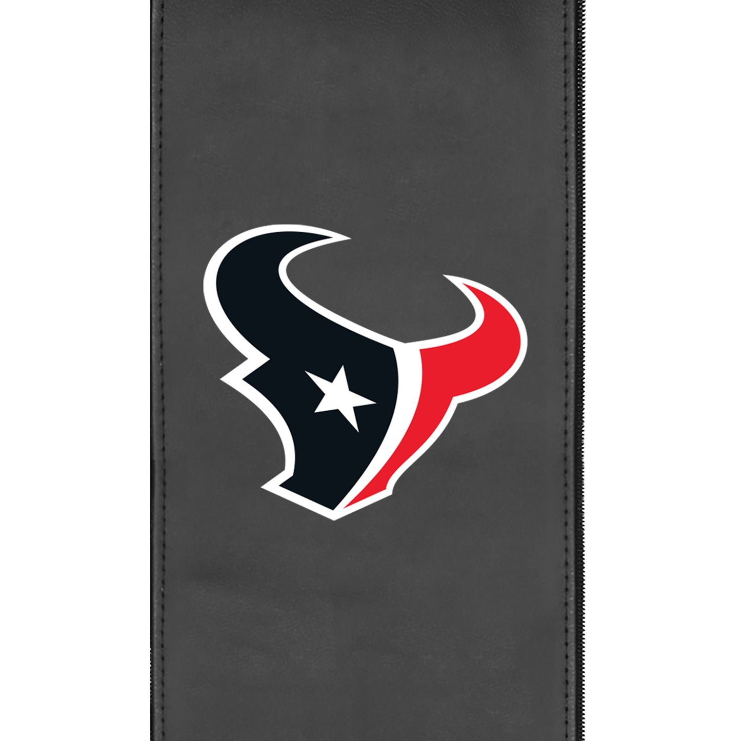Silver Loveseat with Houston Texans Primary Logo