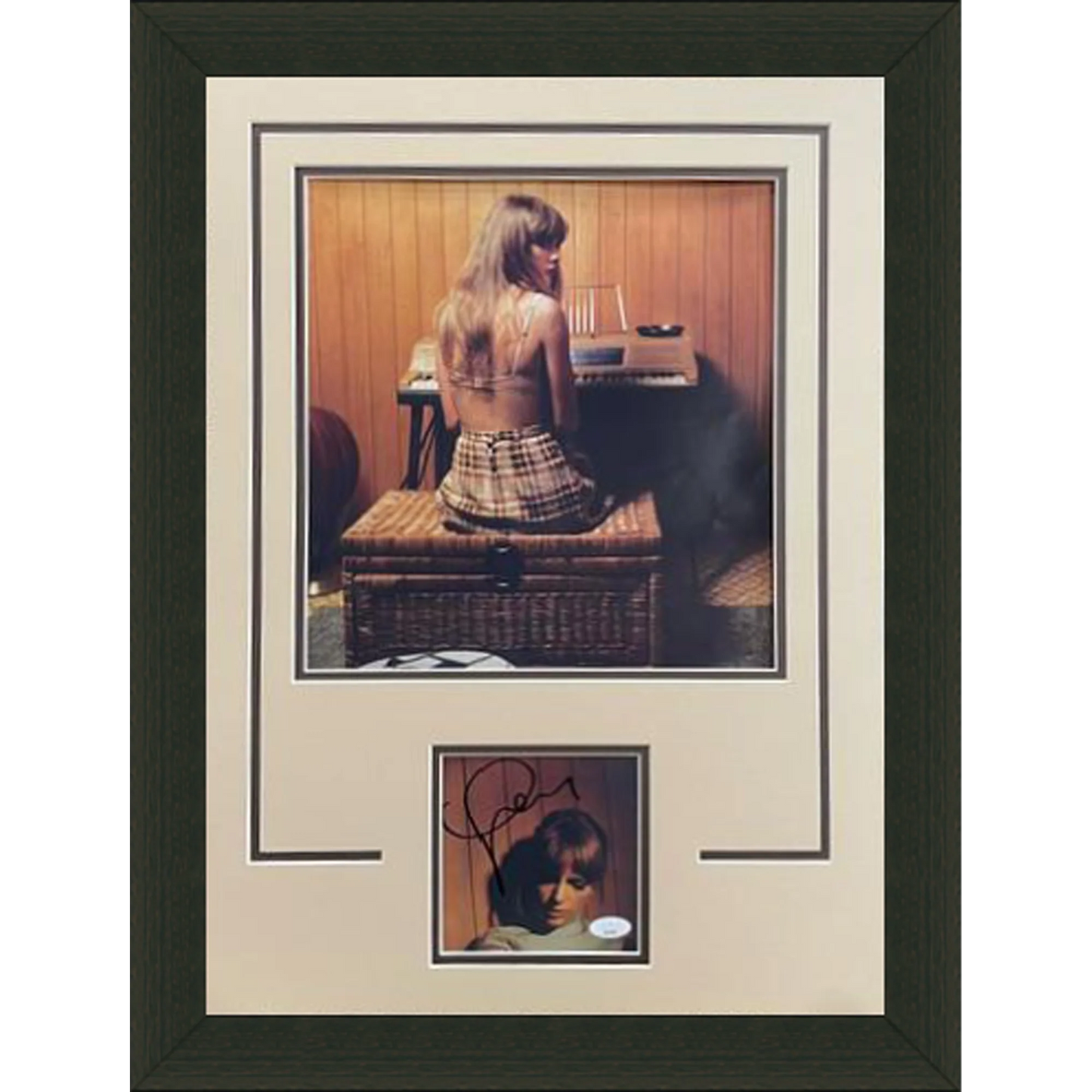Taylor Swift Autographed Midnights Limited Edition CD Insert Deluxe Framed with Large Photo - JSA