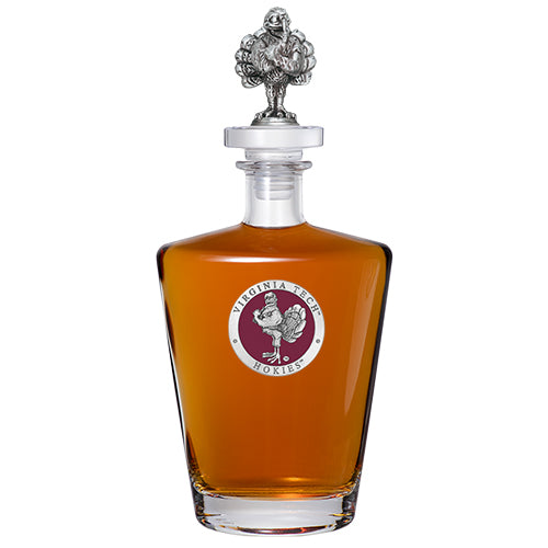Virginia Tech University Hokies Royal Decanter with 3D Top