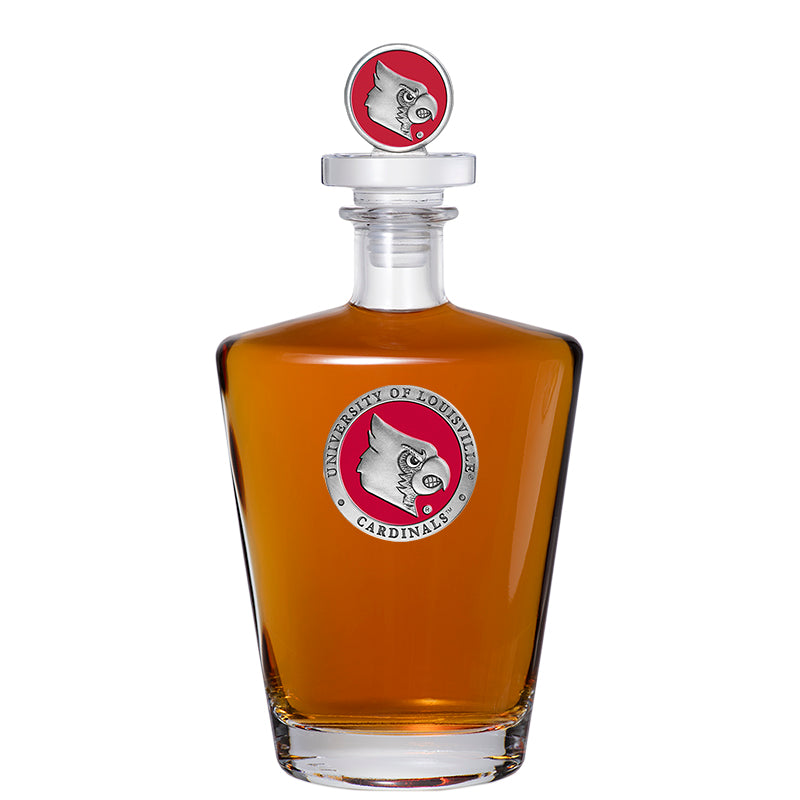 University of Louisville Royal Decanter with 3D Top