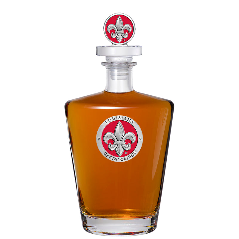 Louisiana at Lafayette Royal Decanter w/ 3D Top