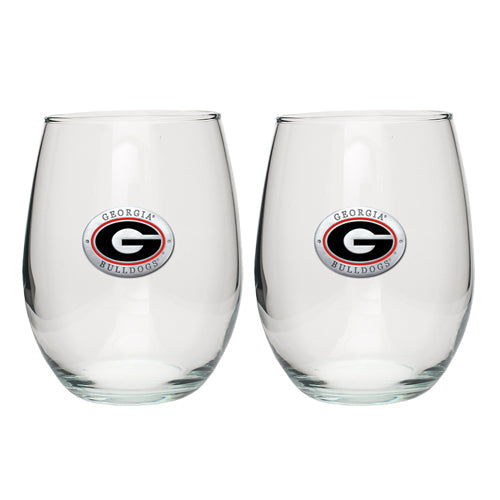 University of Georgia Stemless Goblets (Set Of 2)