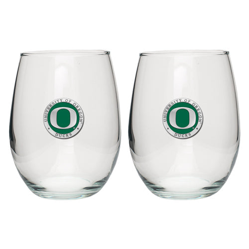 University of Oregon Stemless Goblets (Set of 2)