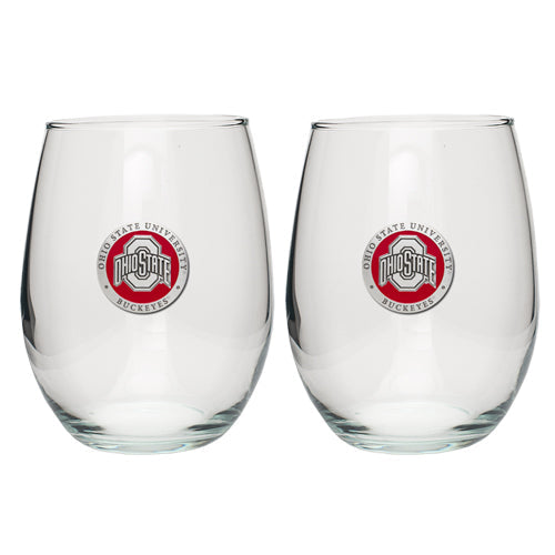 Ohio State University Stemless Gobles (Set Of 2)