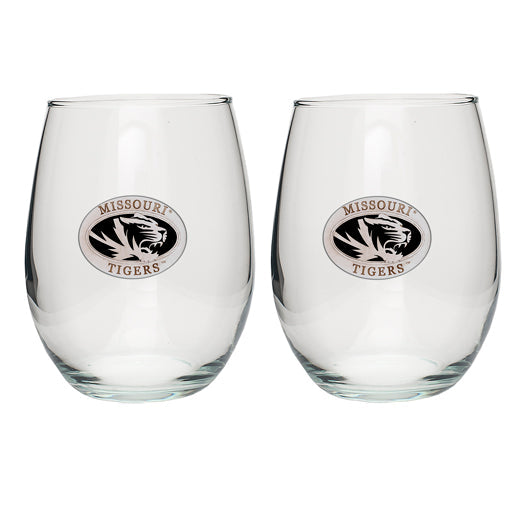 University of Missouri Stemless Goblet (Set of 2)