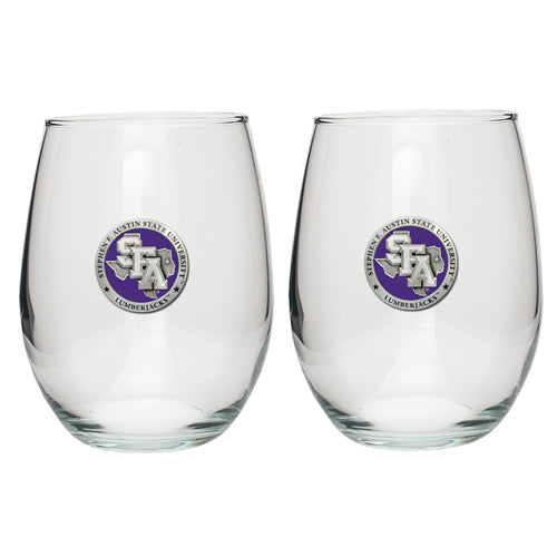 Stephen F. Austin State University Stemless Goblet (Set Of 2)
