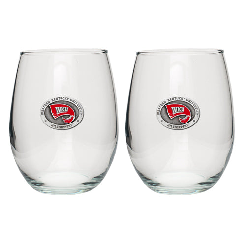 Western Kentucky University Stemless Goblets (Set Of 2)