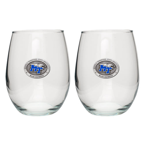 Middle Tennessee State University Stemless Goblets (Set Of 2)