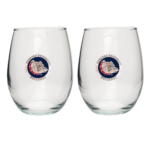Gonzaga University Stemless Goblet (Set of 2)