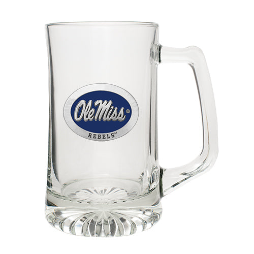 University of Mississippi "Ole Miss" Blue Logo Super Stein