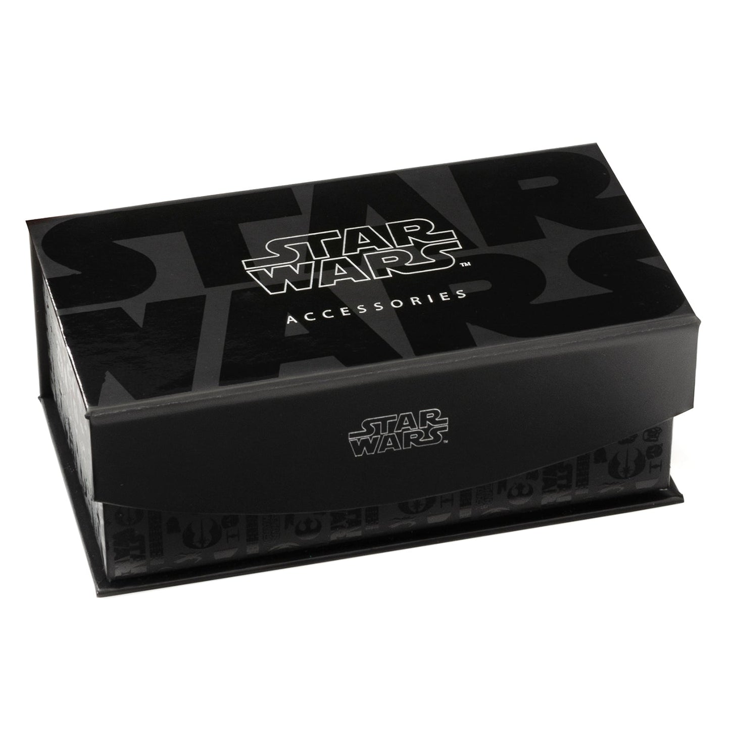 Star Wars Yoda Green and Blue Paisley Tie and LIGHTSABER Tie Clip Gift Set