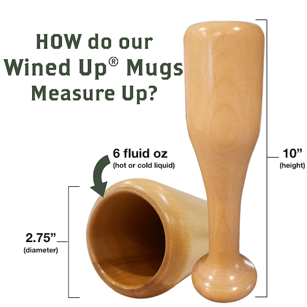 Cincinnati Reds Wined Up® | Baseball Bat Wine Mug