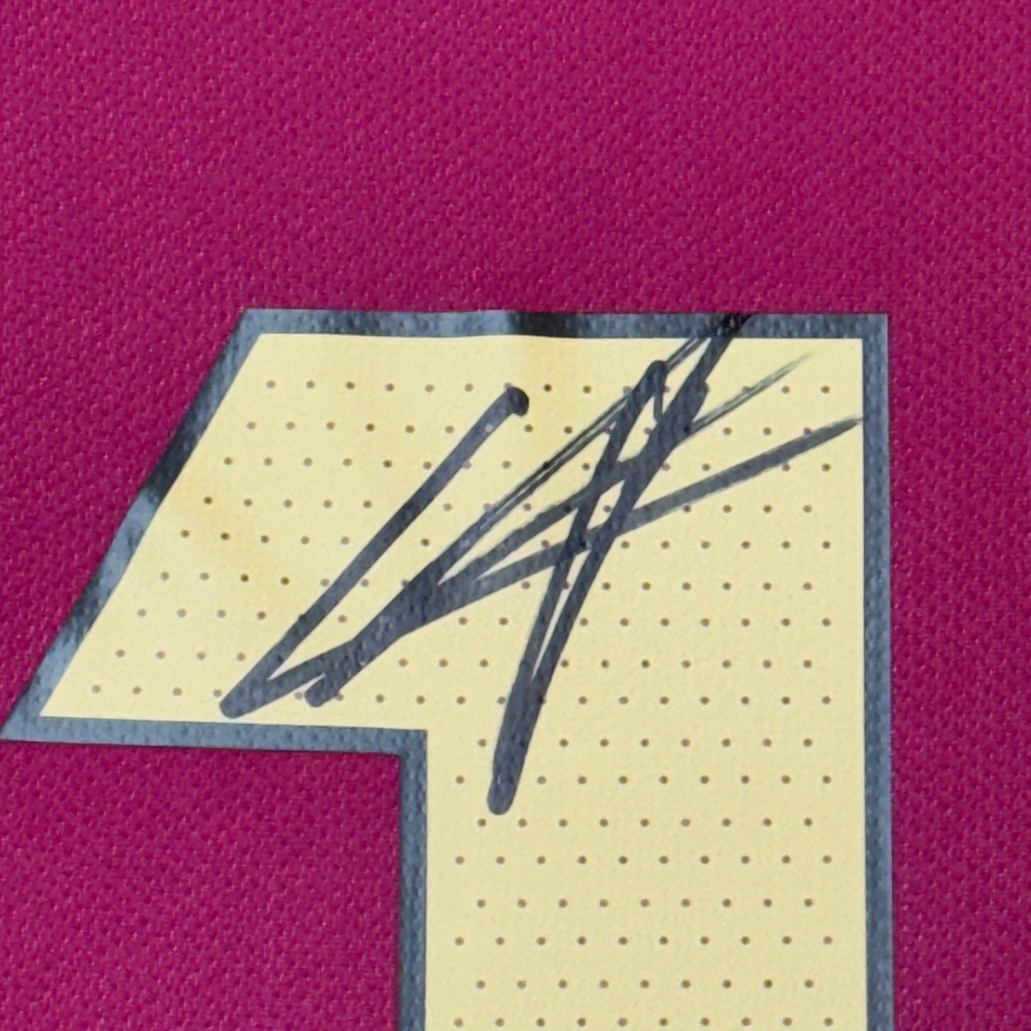 Framed Autographed/Signed Lamine Yamal 35x39 FC Barcelona Blue Soccer Jersey Beckett BAS COA