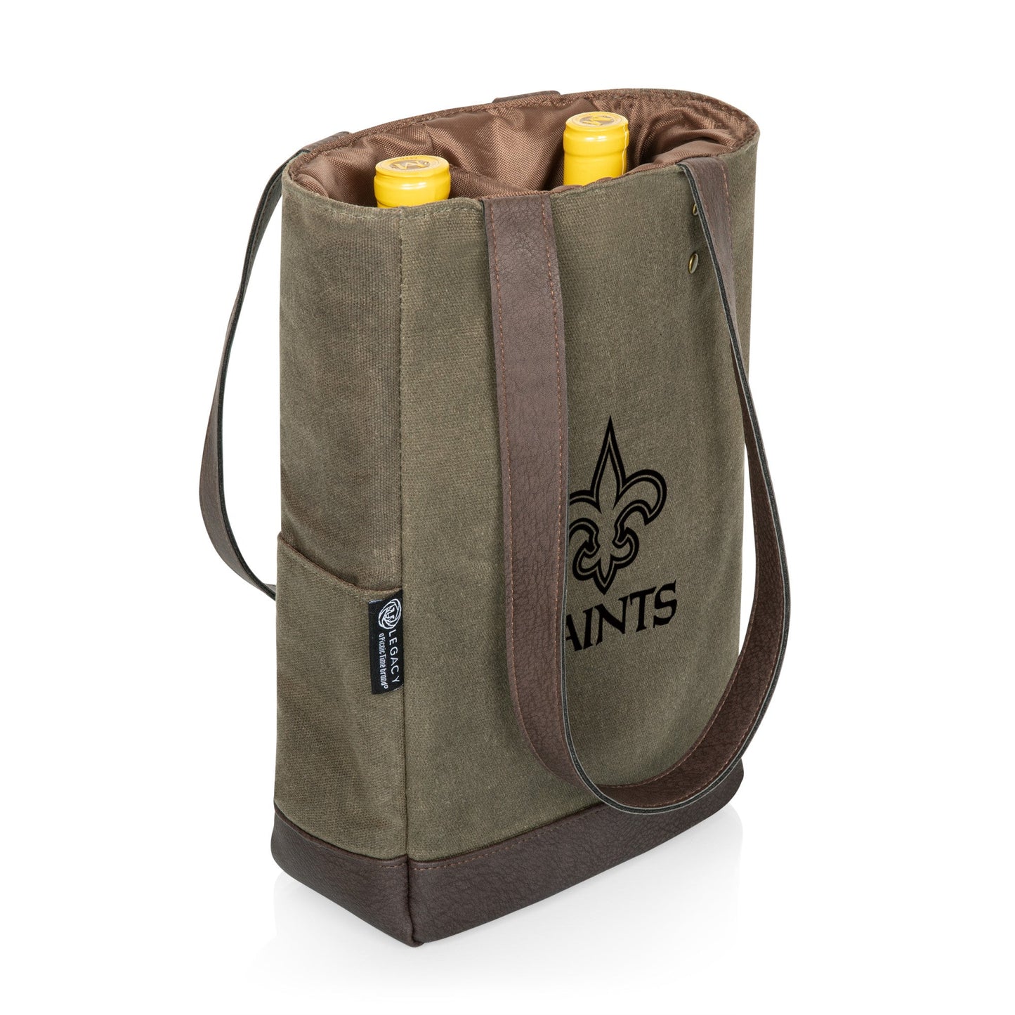 New Orleans Saints - 2 Bottle Insulated Wine Cooler Bag